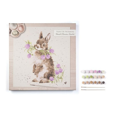 Wrendale Designs 'Head Clover Heels' Rabbit Paint by Numbers Crafting Gift Set - Image 7