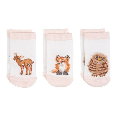 Wrendale Designs Wrendale Little Forest Woodland Animal Baby Sock Gift Box - Image 4