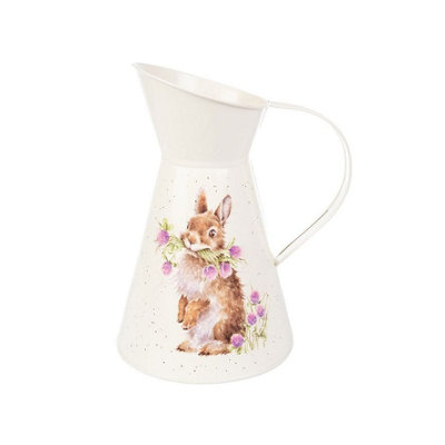 Wrendale Designs Unisex Multicolor Head Clover Heels Rabbit Flower Jug - Image 8