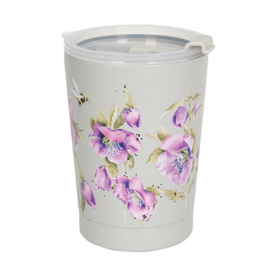 B&Q -  Illustrated Stainless Steel Travel Cup320MlScrew-On Lid With Flip-Top CapChoice Of Animal Design