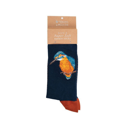B&Q -  Illustrated Animal Socks For Men Bamboo Blend Uk Size 7 11 Choice Of Design - Image 3