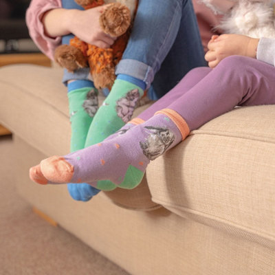 Wrendale Designs - ''Rosie' rabbit Children's Socks Size 9-12 - Image 3