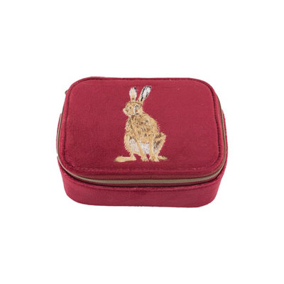 Wrendale Designs by Hannah Dale 'Golden Hour' Hare Embroidered Accessory Case - Image 4