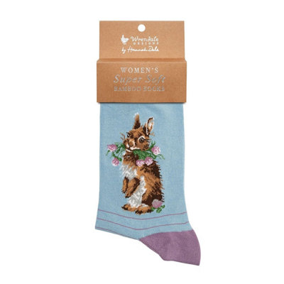 B&Q -  Illustrated Animal Socks For WomenBambooOne SizeGift Bag Included - Image 5