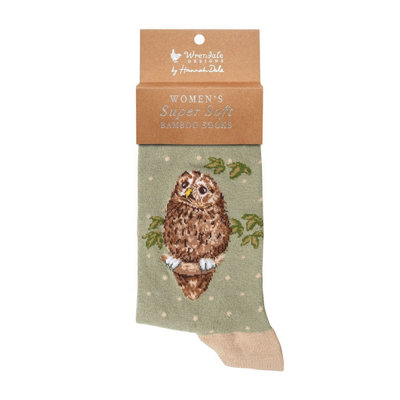Wrendale Designs Women's Wrendale Owl Sock Treetops - Image 5