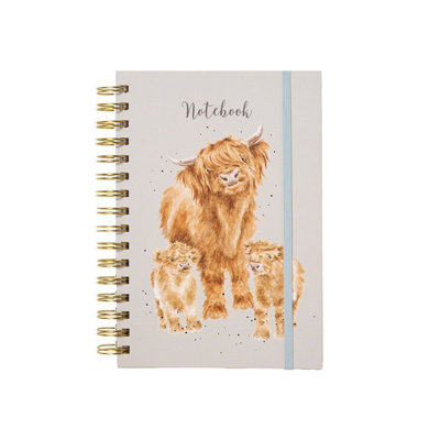 Wrendale Designs, Highland Cow A5 Notebook - Image 4