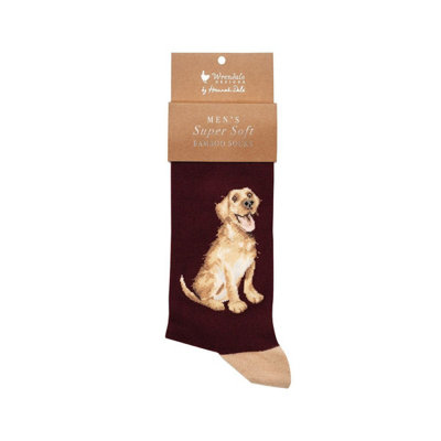 Wrendale Designs - Good as Gold' Labrador Men's Socks - Image 5