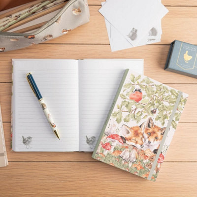 Wrendale Designs Flexi Animal Pocket Notebook - Choice Of Cat, Fox Or Donkey - Multicoloured - Image 3