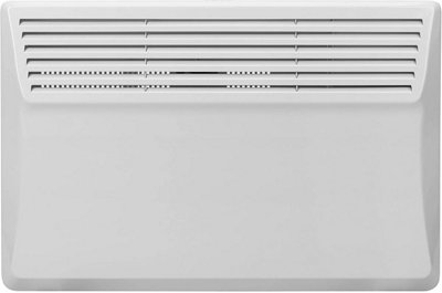 Devola Electric Panel Heater Wall Mounted Radiator 1500W Low Energy Efficient Floor Or Wall Mount Adjustable Thermostat & Timer from B&Q
