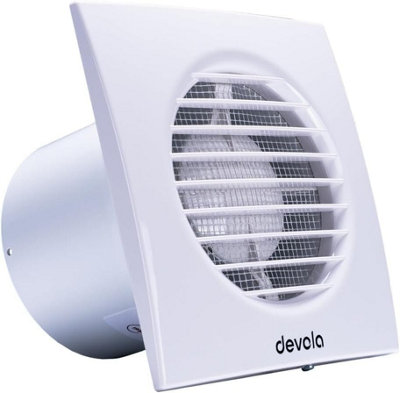 Devola 150mm Extractor Fan For BathroomKitchenMade In Britain (Humidistat)