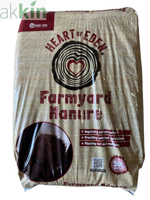 Heart Of Eden Farmyard Manure 50 Litre Bag from B&Q
