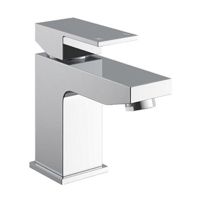 Luxury Modern Standard Sleek Mono Basin MixerChrome from B&Q