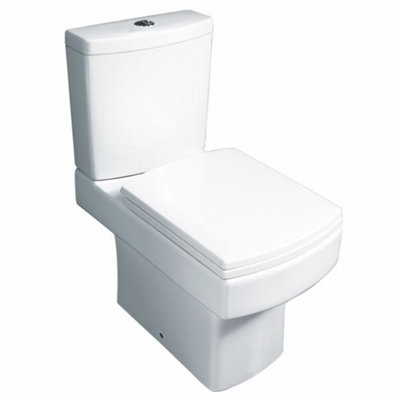 Arley Spruce Ceramic Close Coupled Toilet Wc Pan 400mm White (Pan Only) from B&Q