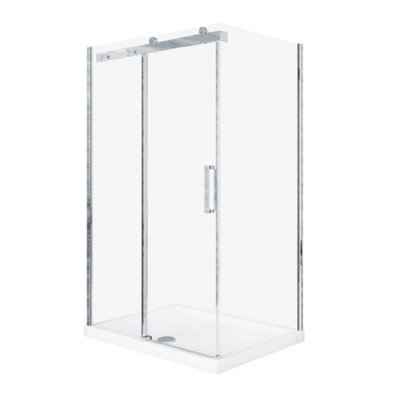 Synergy Hardware Synergy Vodas 8 Frameless 1000mm Side Panel from B&Q