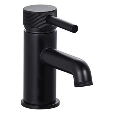GravaHaus Luxury Modern Mono Basin MixerBlack from B&Q