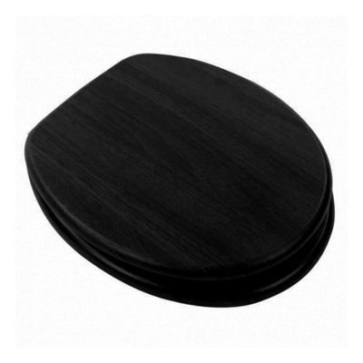 Arley Willow Seat Wood Effect Black from B&Q
