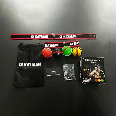 B&Q -  Boxing Reflex BallHeadband Attached Punch Ball For Speed & Reaction TrainingmmaBoxing & Combat Sports