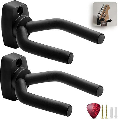 Keplin Guitar Wall Hooks Display Mount Hangers For Electric & Acoustic Guitars from B&Q