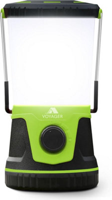 Voyager Led Camping Lantern  1500 Lumen Camping Light LampUp To 40 Hours Battery Perfect Emergency LanternHiking ,green from B&Q