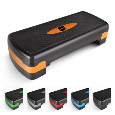 Kayman Fitness Stepper With Adjustable 2-Step Heights 10-15 Cm - Orange - Image 3