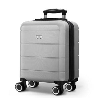 Lugg 15 Inch Jetset Lightweight Travel Cabin Bag Abs Shell Protection 45X36X20CmSilver from B&Q