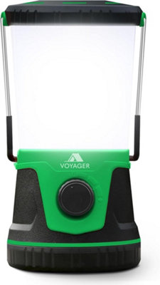 Voyager Led Camping Lantern  1500 Lumen Camping Light LampUp To 40 Hours Battery Perfect Emergency LanternHiking ,dark Green from B&Q