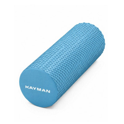 Kayman Unisex Blue Sports Foam Roller - Self Massager For Back, Legs & Yoga (44.5 X 15Cm) In | Size: 44.5 X 15 Cm - Image 2