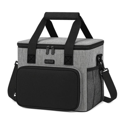 Keplin Unisex Grey Insulated Cooler Bag, Waterproof & Leak Resistant - 8.5L (26X17x21cm) In | Size: 26 X 17 X 21 Cm - Image 5