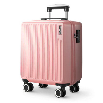 Lugg 15 Inch Vacay Cabin Case45X33X20 CmAirline Approved Carry On SuitcaseAbs Lightweight SuitcaseClay from B&Q