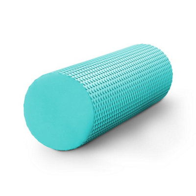 B&Q -  Sports Foam RollerSelf Massager For BackLegs & Yoga (44.5 X 15Cm)Teal