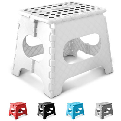 Keplin Inch Heavy Duty Folding Step Stool, Non-Slip Foldable Footstool For Toddlers, Children And Adults Size 11