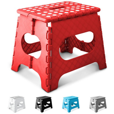 Keplin Inch Heavy Duty Folding Step Stool, Non-Slip Foldable Footstool For Toddlers, Children And Adults Size 11