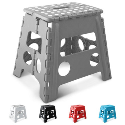 Keplin Inch Heavy Duty Folding Step Stool, Non-Slip Foldable Footstool For Toddlers, Children And Adults Size 13