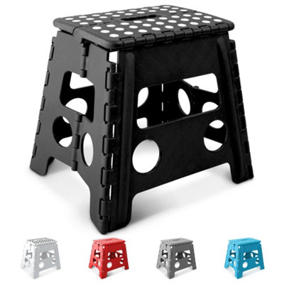 Keplin Inch Heavy Duty Folding Step Stool, Non-Slip Foldable Footstool For Toddlers, Children And Adults Size 13