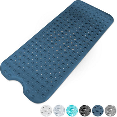 Keplin Premium Non Slip Bath Mat 200 Suction Cups, Bpa, Latex Free, Mildew Resistant, Machine Washable