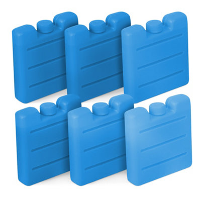 Keplin Mini Freezer Blocks For Cooler BagsReusable Ice Packs For Lunch BoxTravelPicnicBlue6 Pack from B&Q