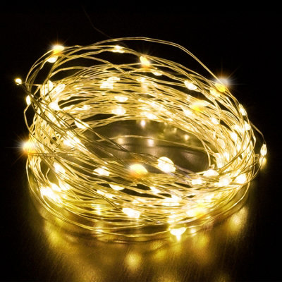 Desiretech 50 Led Battery Fairy Lights, Warm White, 1 Pack - Image 4