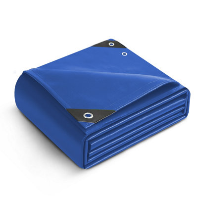 Keplin 2X3M 70 Gsm Waterproof Tarpaulin Cover Sheet Heavy DutyMould ResistantEasy To Wash Pe MaterialBlue from B&Q