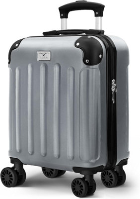 Lugg 15 Inch Skywander Lightweight Underseat Cabin Bag Easyjet Approved 45 X 34 X 20Cm24LSilver from B&Q
