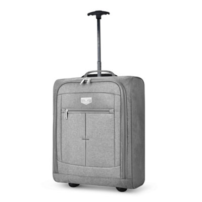 Lugg Unisex Grey Lightweight Cabin Age With Wheels - Jupiter, 55X40x20cm In - Image 6