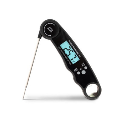 B&Q - Meat Thermometer Instant Read DigitalKeplin Waterproof Kitchen Food Probe With Backlight Lcd - Image 5