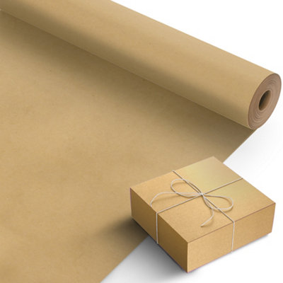 Kraft & Co 69Cm X 20M Gift Wrapping PaperIdeal For Gifts Arts & Crafts- Brown from B&Q