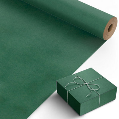 Kraft & Co 69Cm X 20M Gift Wrapping PaperIdeal For Gifts Arts & CraftsGreen from B&Q