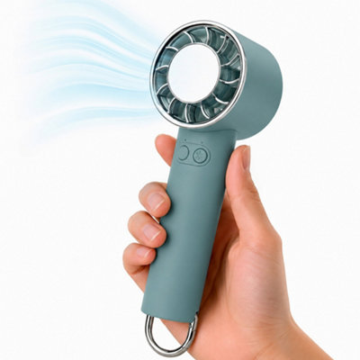 Keplin Handheld Cooling Fan2000Mah Rechargeable Battery3 Speed Portable 8000 Rpm Usb Mini Fan With Cooling PlateOcean Haze from B&Q