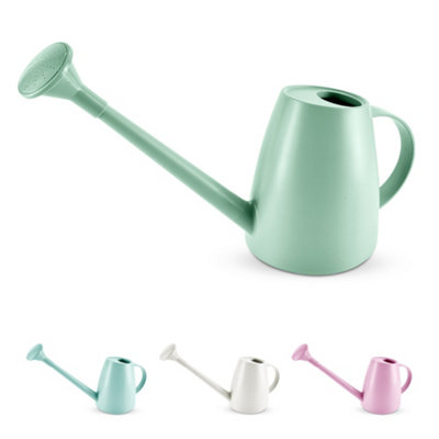 Keplin 1.8L Plastic Watering Can With Plastic Sprinkler Rose Durable Garden Watering Jug For Plants & FlowersGreen from B&Q
