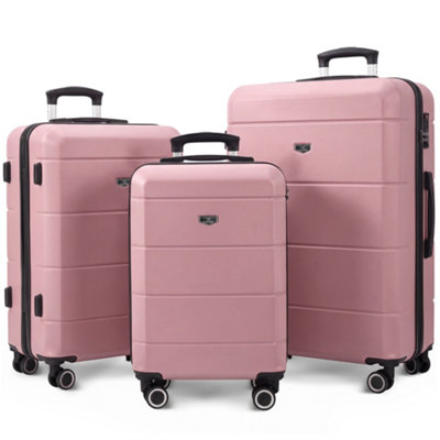 Lugg - Jetset 3Pc Set Suitcase - Rose Gold - Bundle
