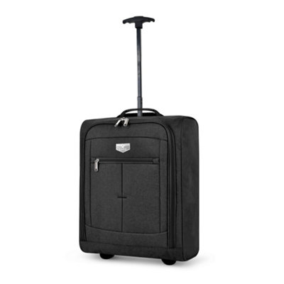 B&Q -  Easyjet 45X36X20 Carry-On Suitcase Underseat Cabin Bag Lightweight Hand Luggage 1.4Kg 33LBlack