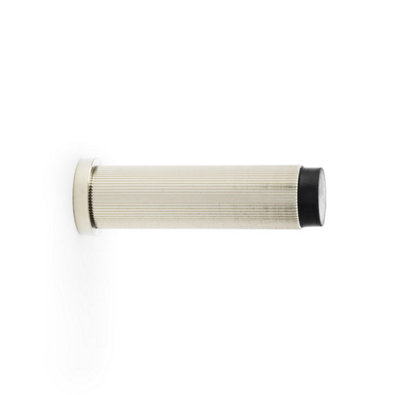 Alexander & Wilks Reeded Projection Door StopPolished Nickel Pvd from B&Q