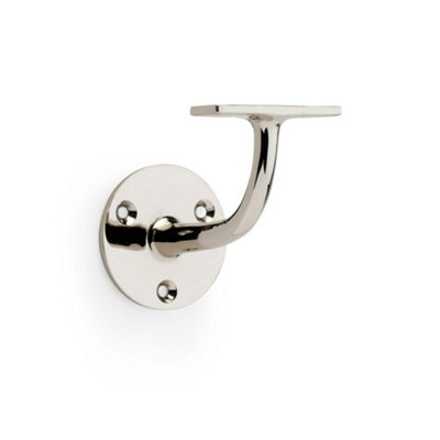 Alexander & Wilks Architectural Handrail BracketPolished Nickel from B&Q