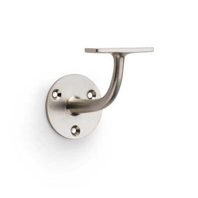 Alexander & Wilks Architectural Handrail BracketSatin Nickel from B&Q